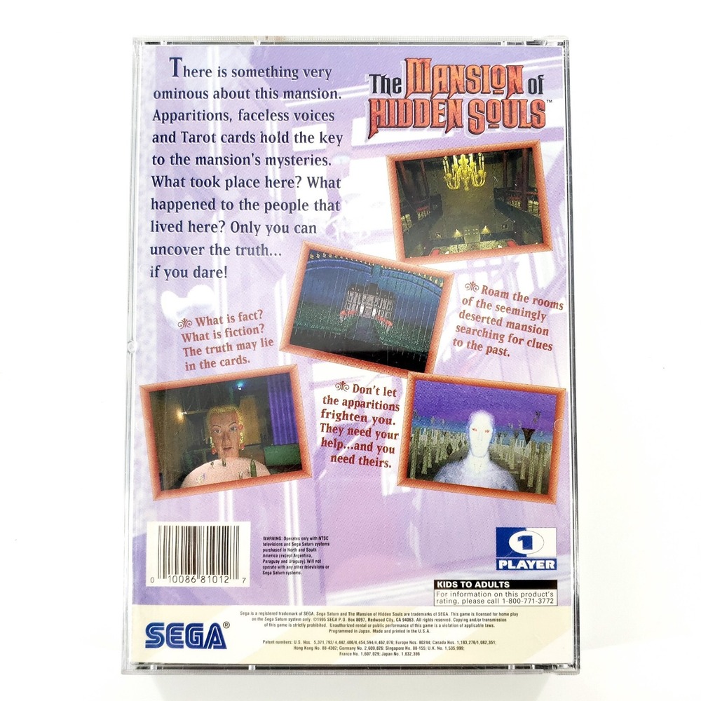 Mansion of the Hidden Souls (Sega Saturn, 1995) No Manual Tested & Works - Picture 5 of 7